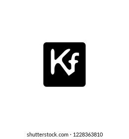 Kf Logo Vector Stock Vector (Royalty Free) 1228363810 | Shutterstock