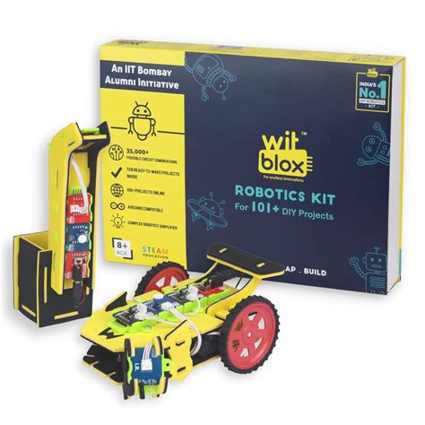 Buy WitBlox Mega DIY Robotics Kit, Science Kit for Kids 8 years+|| 2 ...