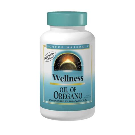 Source Naturals, Wellness, Oil of Oregano, 60 Capsules - iHerb