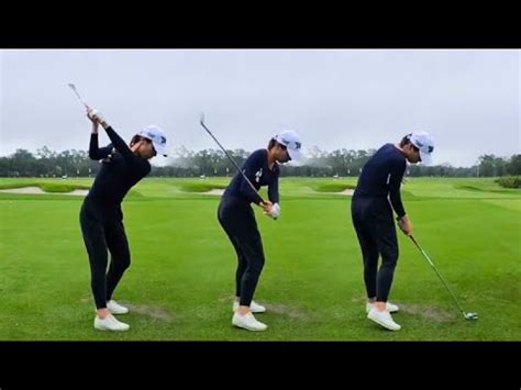 LYDIA KO GOLF SWING - IRON SWING SEQUENCE - Full Speed + SLOW MOTION - How To Effectively Play ...