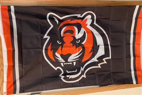 Cincinnati Bengals NFL Sports Team LOGO Flags 3x 5 | Etsy