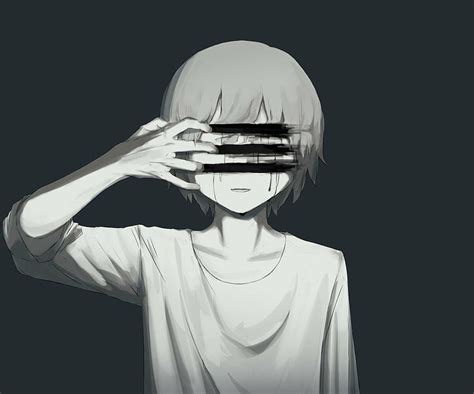 Depression Anime, sad black anime HD wallpaper | Pxfuel