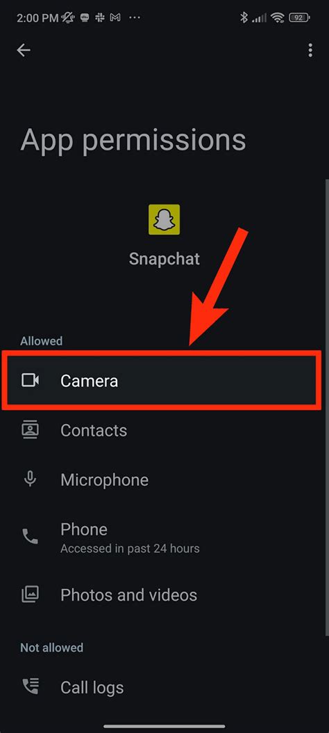 How to allow camera access on Snapchat - Android Authority