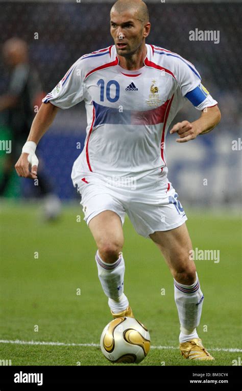 Zinedine Zidane of France in action during the 2006 FIFA World Cup ...