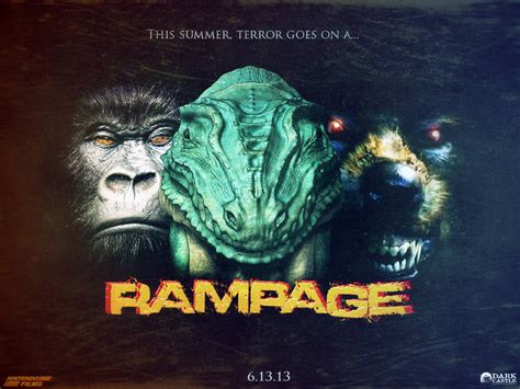 Rampage: The Movie Poster (Fan Made) by TheLadyBlackWolf on DeviantArt