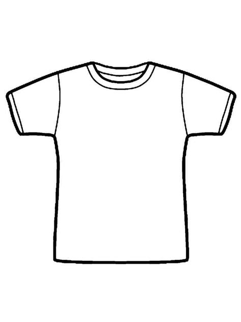 T-shirt coloring pages