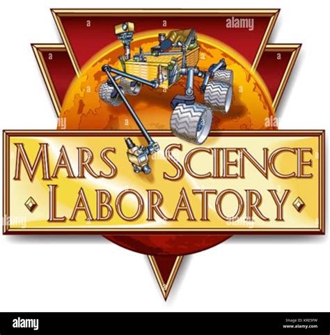 Mars Science Laboratory mission logo Stock Photo - Alamy