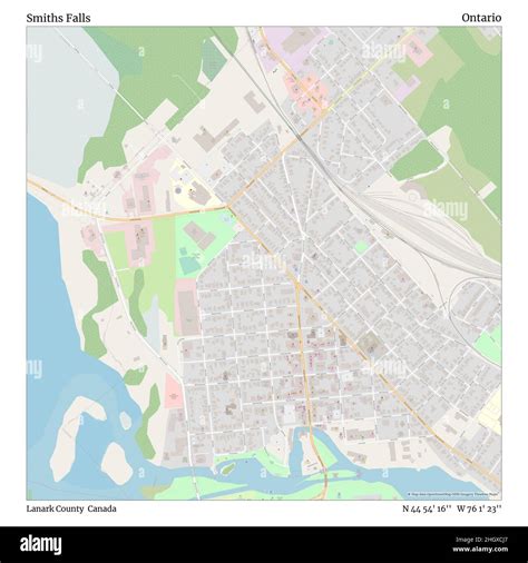 Map of smiths falls hi-res stock photography and images - Alamy