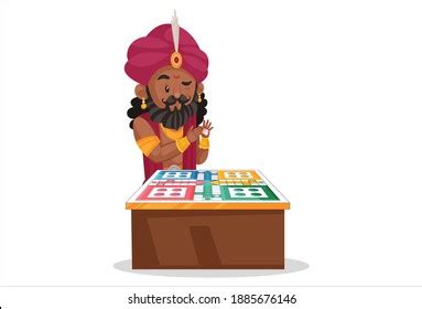 Shakuni Playing Game Dice Vector Graphic Stock Vector (Royalty Free) 1885676146 | Shutterstock