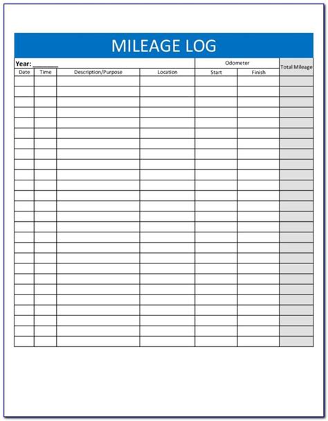 Mileage Forms Template – Form : Resume Examples #7Mk9Mm4Kgy Inside Mileage Report Template ...