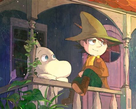 Tags: Fanart, Pixiv, Moomin, Snufkin, Hatihamu, Moomintroll | Moomin, Anime, Art