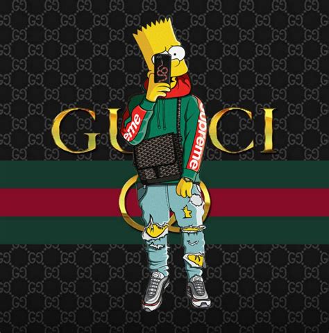 Bart Simpson Gucci x Supreme x Nike Air Max | Fotos de homero, Fondos de pantalla nike, Fondos ...