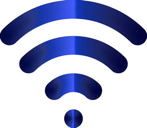 Clipart - Wireless Signal Icon Enhanced 6