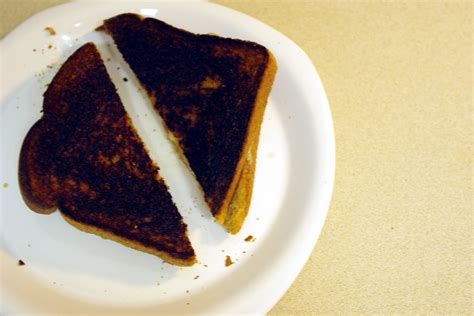 Besties' Photo a Day: Burnt grilled cheese