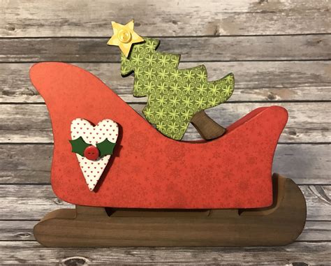 Christmas Santa Sleigh - Wood Home Decor | Wood home decor, Santa ...