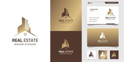 Apartment logo design with modern creative idea 19547130 Vector Art at ...