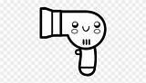 A Hair Dryer Coloring Page  Dibujo De Una Secadora Free Transparent sketch template