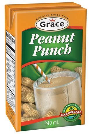 Grace Foods Peanut Punch Drink 24 x 240ml made in Jamaica Shipped from ...