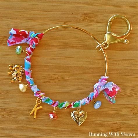 How To Make A Monogram Charm Keychain | Ideas for the Home