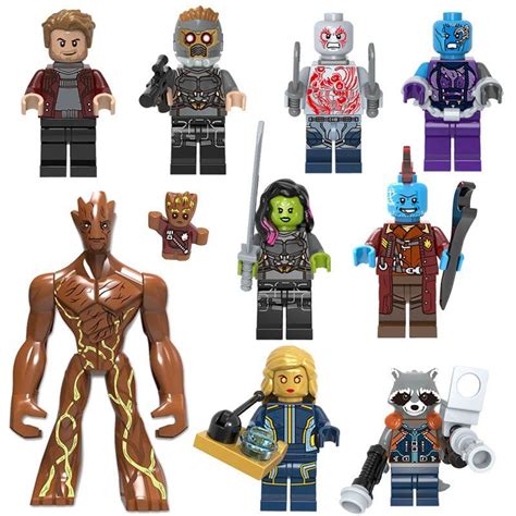 Guardians of the Galaxy set Minifigure Lego Compatible Toy in 2020 ...