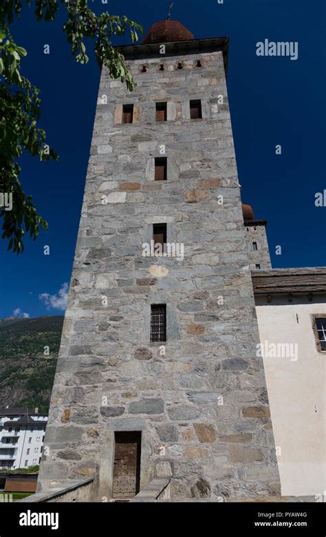 Stockalper Palace, Brig, Switzerland Stock Photo - Alamy