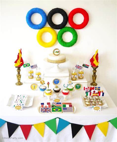 Olympics Inspired Party Ideas & Printables - Party Ideas | Party Printables Blog