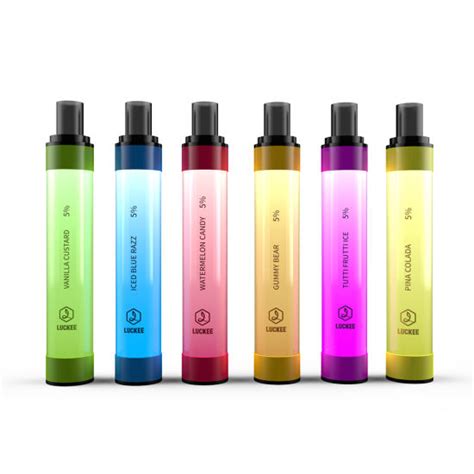 China Luckee Neon Disposable Vape up to 2200puffs 5% Salt Nicotine with ...