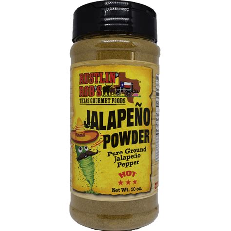 Jalapeno Powder • Rustlin' Rob's Gourmet Texas Foods