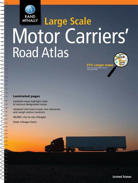 Trucker Maps - Truck Maps - Rand McNally Motor Carriers' Road Atlases - Rand McNally Motor ...