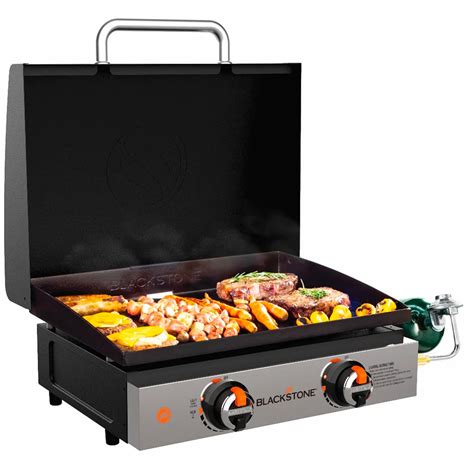 Blackstone Griddle Original 22-Inch 2-Burner Tabletop Propane Gas ...