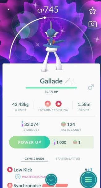 Shiny Gallade – Pokémon Blog