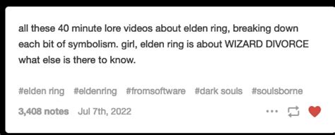 Elden Ring Lore : tumblr