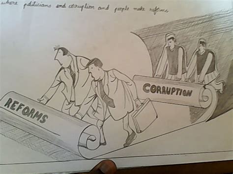 Corruption Poster Drawing