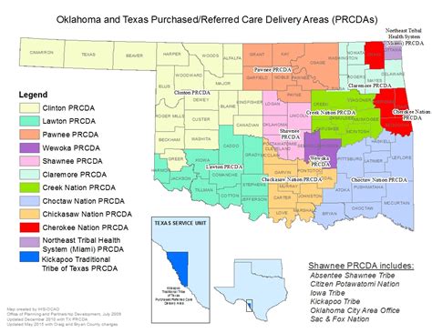 Oklahoma Indian Tribes Map