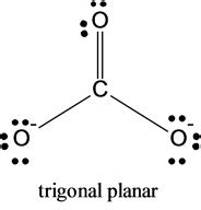 Predict the molecular shape of methane, the carbonate ion, carbon dioxide, and the sulfite ion ...