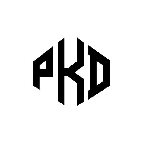 PKD letter logo design with polygon shape. PKD polygon and cube shape logo design. PKD hexagon ...