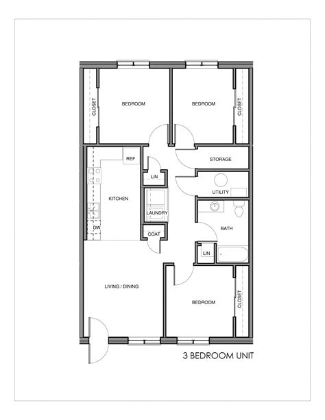 Floor Plans of Southern Pointe Apartments in Spencer, IA