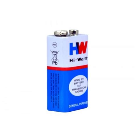 Hi-Watt 9v Heavy Duty Long Life Battery – CalsoB