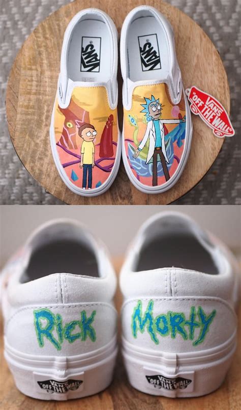 Rick and Morty shoes that I made : r/rickandmorty_C137