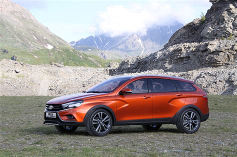 2015 Vesta Concept, Russian cars, Lada, Orange, Side, HD Wallpaper ...