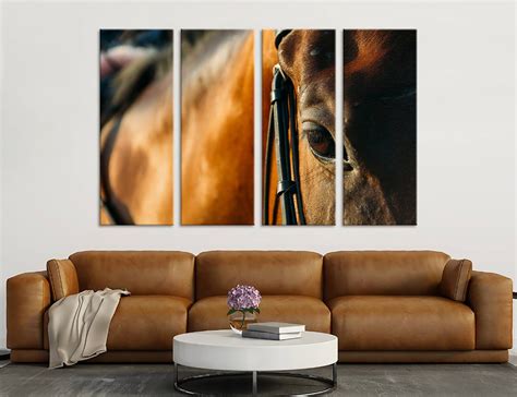 Horse Eye Wall Art Horse Wall Decor Horse Canvas Horse Print | Etsy