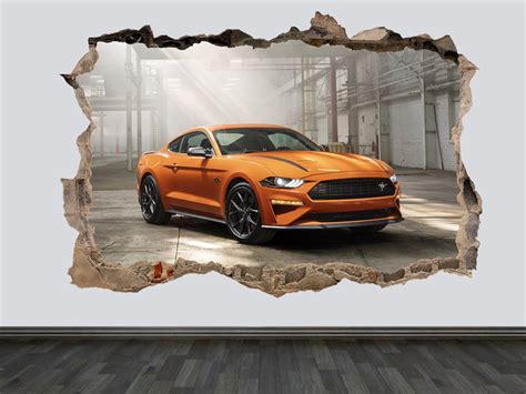 Ford Mustang Decal Ford Mustang Vinyl Sticker Ford Wall Decal | Etsy