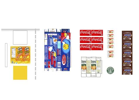 Pin On Mini Printables Food And Drinks Barbie Miniatures, Halloween Miniatures, Dollhouse ...