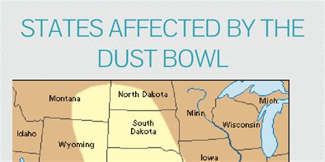 States Affected by the Dust bowl by anash1234 - Infogram