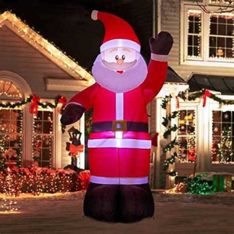 Inflatable Yard Decorations 6 Ft Christmas Inflatables Greeting Santa ...