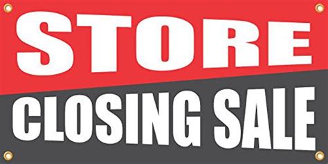 Store Closing Sale 2ftx4ft Vinyl Retail Banner Sign - 2000signs.com