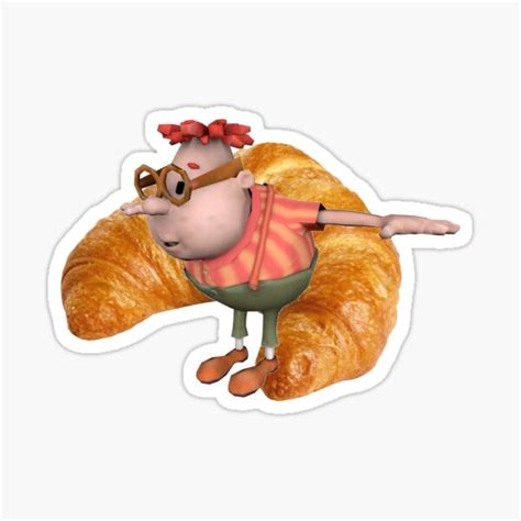 "Carl Wheezer's Croissant" Sticker for Sale by ItzPixel | Redbubble