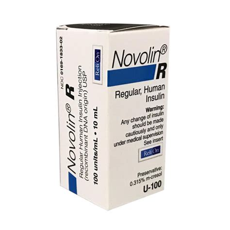 Novolin R 10 ml | U-100 Insulin – Ample Medical