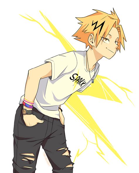 Fanart My Hero Academia Denki Kaminari - focistalany