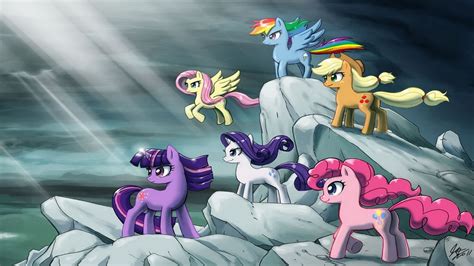 Image - My Little Pony Friendship Is Magic's wallpaper.jpg - My Little Pony Fan Labor Wiki